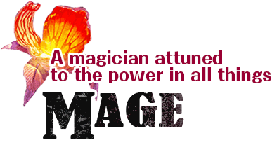 Mage - A magician attuned to the power in all things