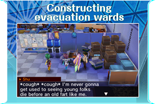 Constructing evacuation wards