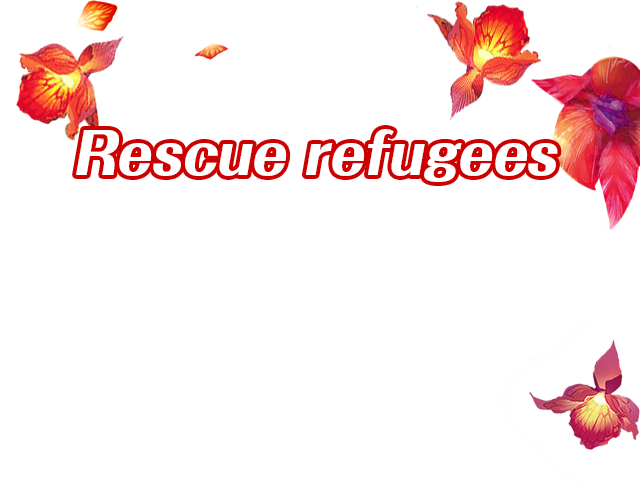 Rescue refugees